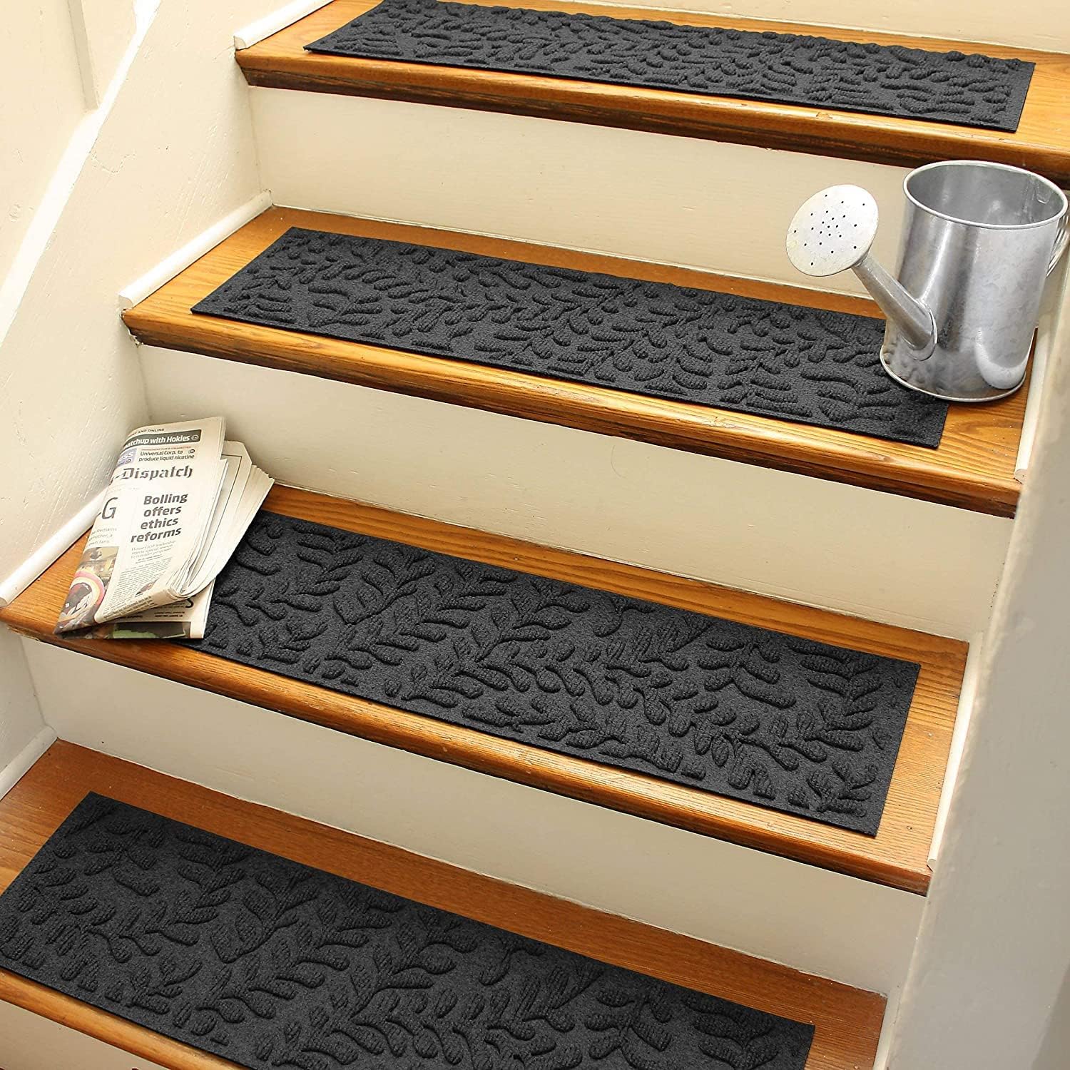 Alfombra de la colección Boxwood de Bungalow Flooring, Carbón