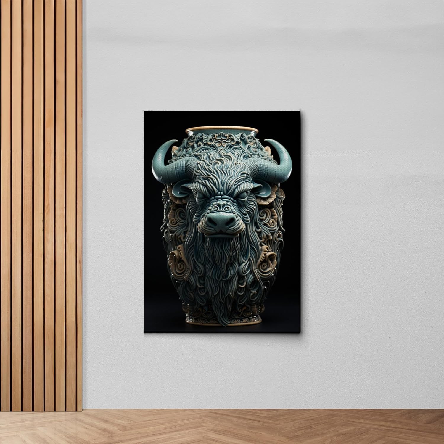 printable wall art, aesthetic room decor, fireplace mantel art, nursery wall decor, yak printing art, yak