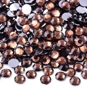 3000 diamantes de imitación de resina de 0.197 in con parte trasera plana para manualidades, color café oscuro, diamantes de imitación de parte 3000 diamantes de imitación de resina de 0.197 in con parte trasera plana para manualidades, color café oscuro, diamantes de imitación de parte