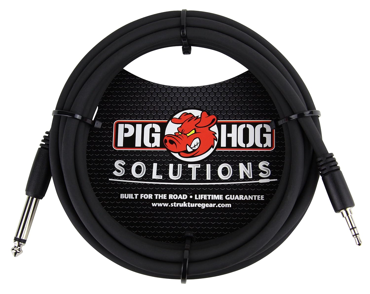 Pig Hog PX-35T4M 0.138 in TRS a 14″ Mono Instrumento Cable de 10 pies