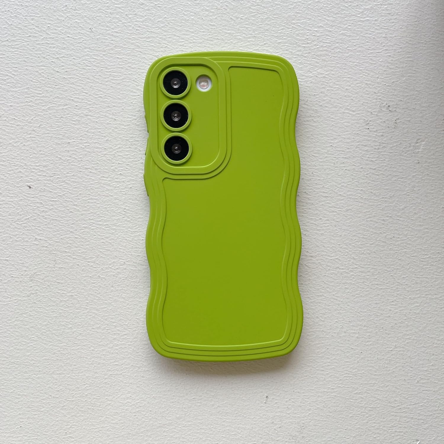 UEEBAI Funda con marco ondulado para Samsung Galaxy S20 FE 5G, bonito marco ondulado, ajuste delgado, a prueba de golpes, funda suave y bonita