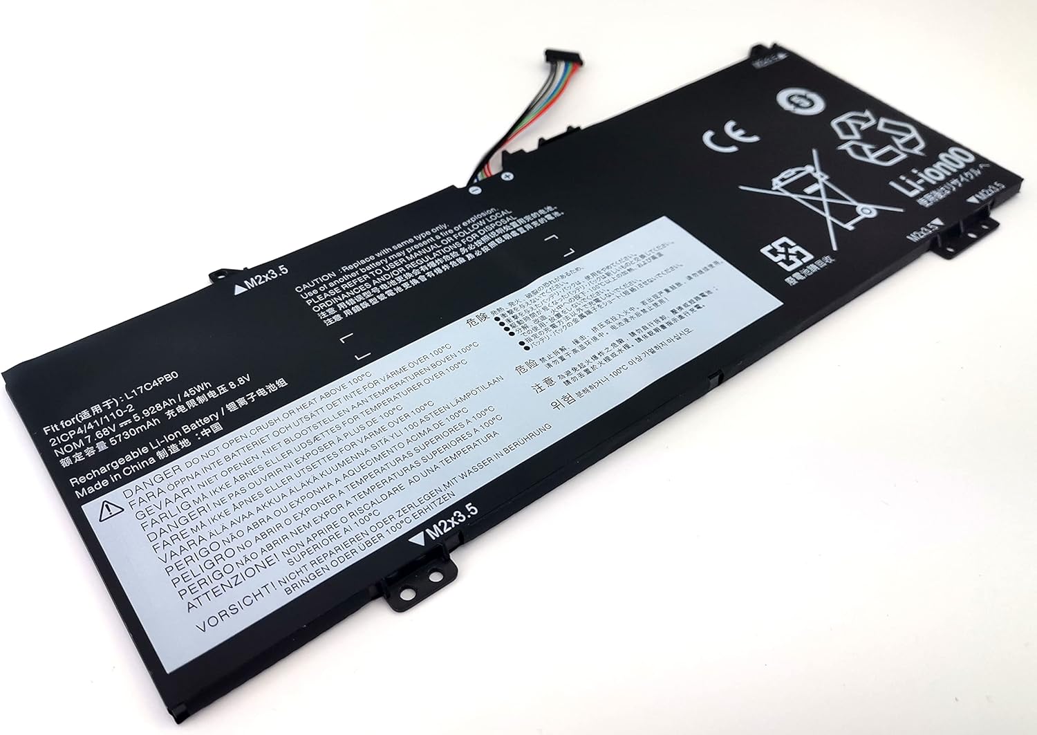 L17C4PB0 L17M4PB0 – Batería para portátil Flex 6-14IKB 14ARR IdeaPad 530S-14ARR 530S-14IKB 530S-15IKB Series Yoga 530-14ARR 530-14IKB L17C4PB2