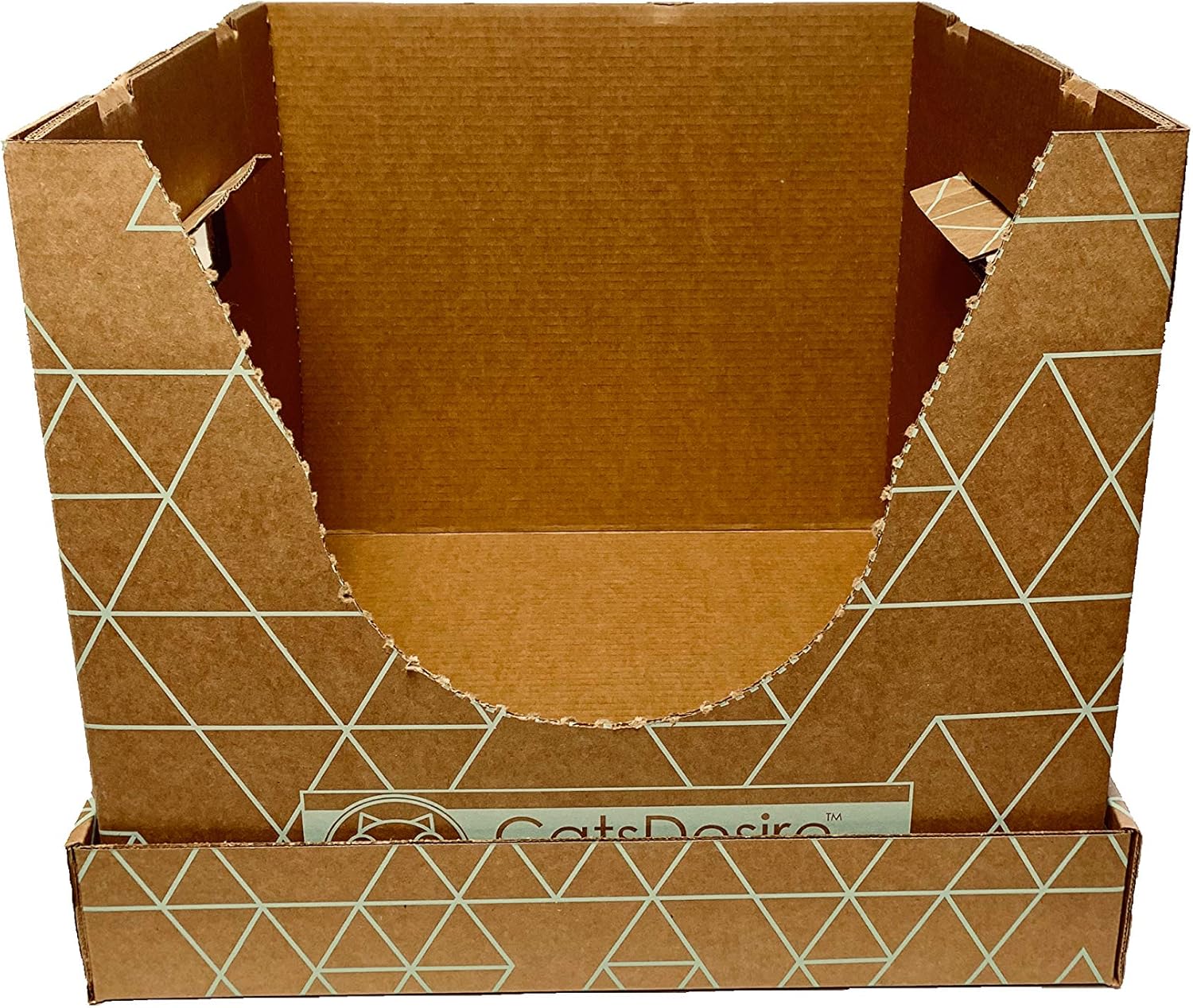Caja de arena desechable con entrada superior o lateral, 4 juegos (15 pulgadas de alto cada uno)