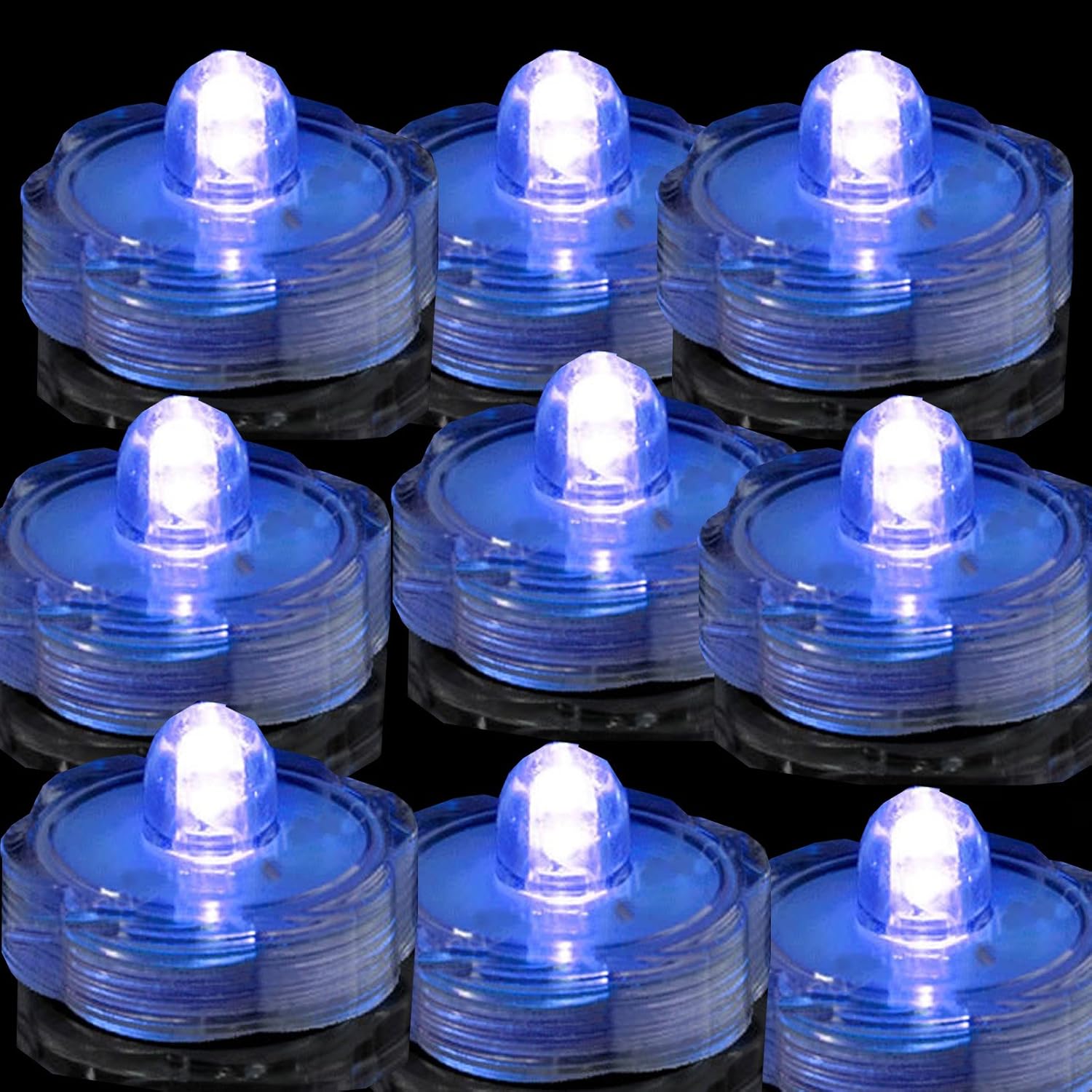 Luces led muy brillantes, sumergibles, color té, para fiestas, bodas