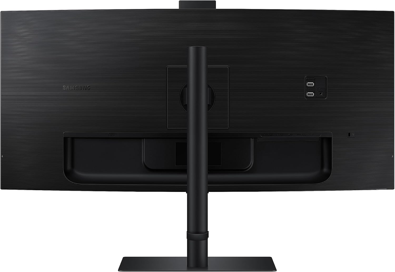 SAMSUNG Monitor curvo QHD de 34 pulgadas ViewFinity serie S65VC, cámara FHD integrada, HDR10, 100Hz, 350 nit, USB- C, soporte ajustable, cuidado