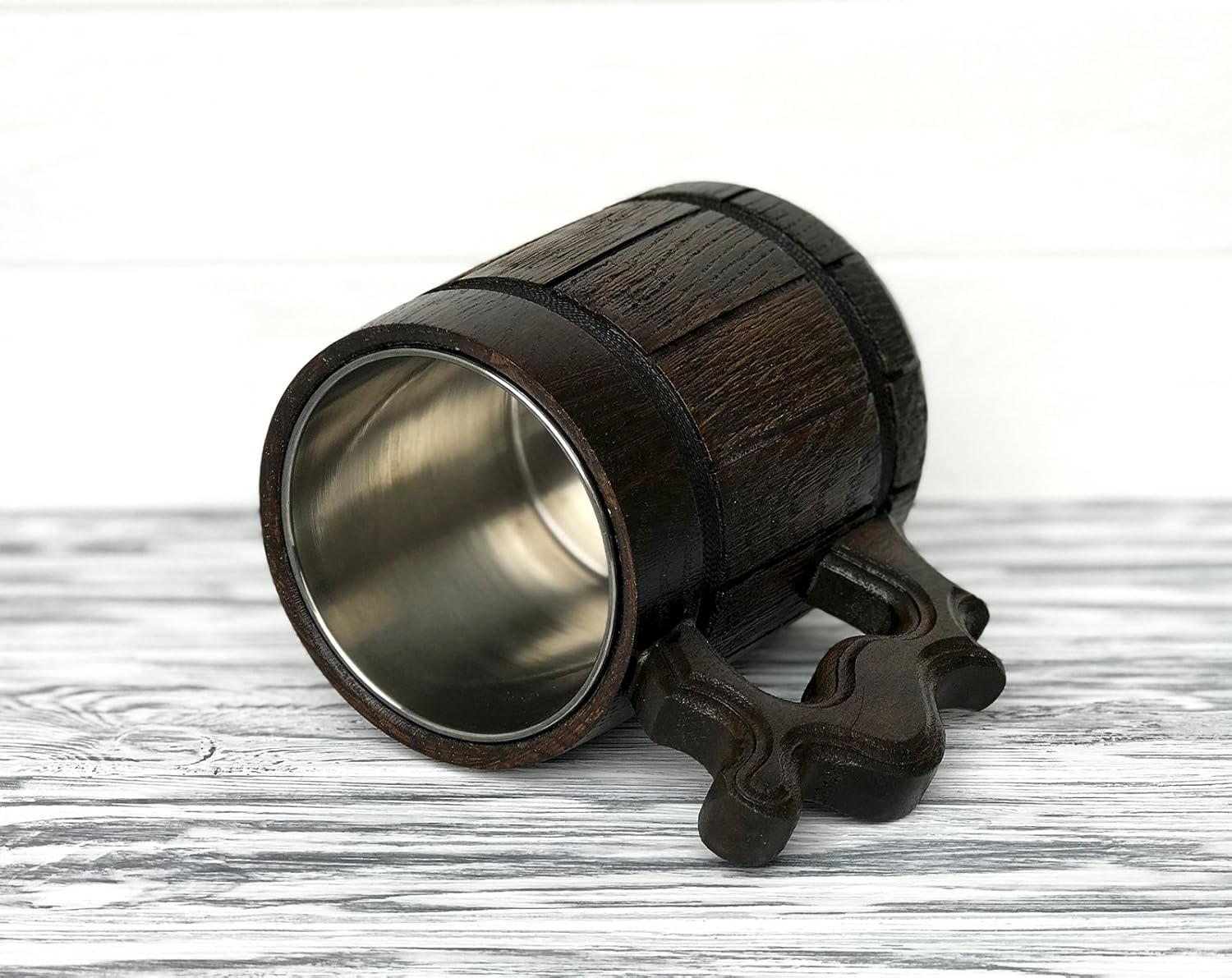Prancing Pony Mug Lord Rings Wooden Beer Stein. Fathers Day Gifts. Anniversary Gift for Husband. Birthday Gifts For Him. Wooden Beer Mug Beer
