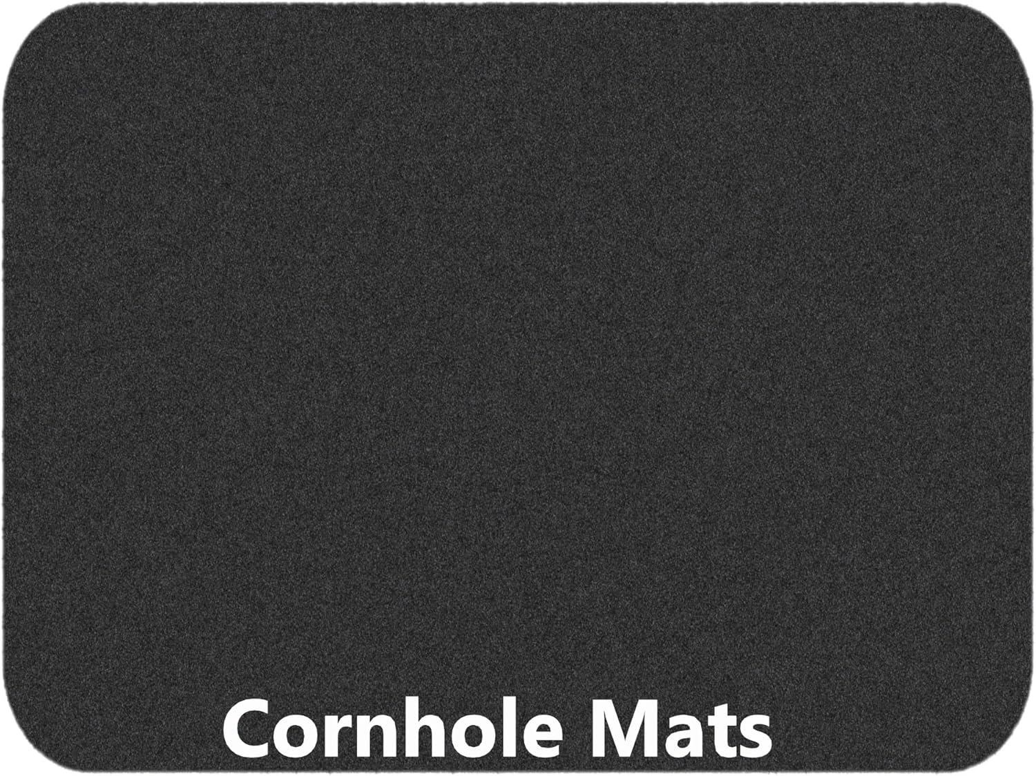 Las alfombrillas de Cornhole evitan que la tabla de Cornhole se resbale, la almohadilla mantiene las bolsas de lanzamiento limpias y seguras, gris,