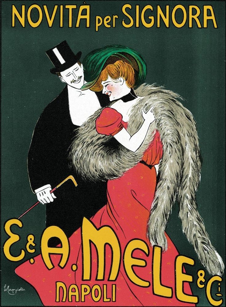 Posterazzi Póster de Novita per Signora 1903 por Leonetto Cappiello, (24 x 36 pulgadas)