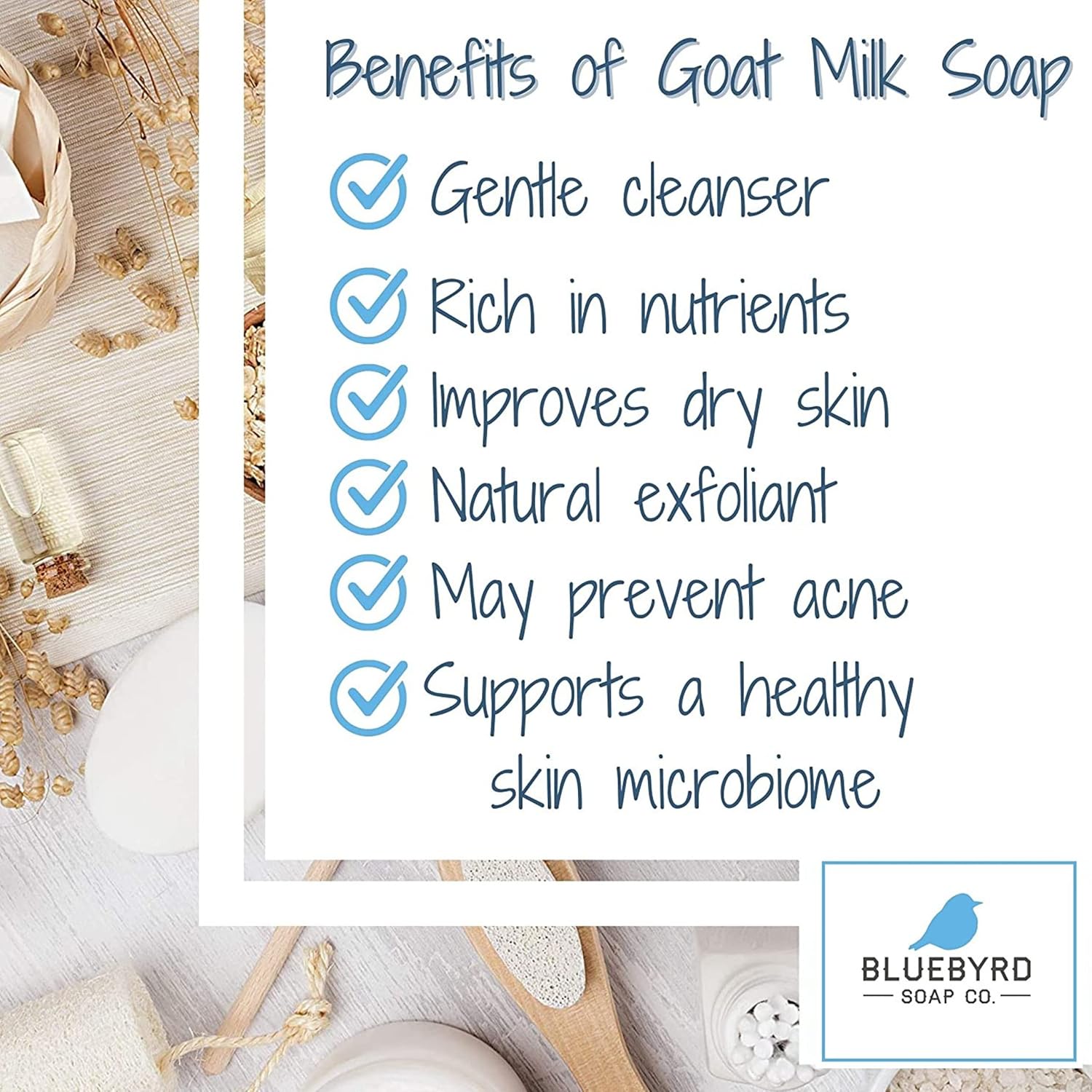 Bluebyrd – Jabón de café y crema exfoliante de leche de cabra  Barras de café orgánico natural  Jabones de barra de leche de cabra hechos a mano,