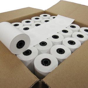 (5 rollos) 3 18 “x 119′ Caja registradora térmica POS Recibo Rollo de papel libre de BPA para First Data Fd100 Fd200 Fd300 Hypercom T77 – (5 rollos) 3 18 “x 119′ Caja registradora térmica POS Recibo Rollo de papel libre de BPA para First Data Fd100 Fd200 Fd300 Hypercom T77 –