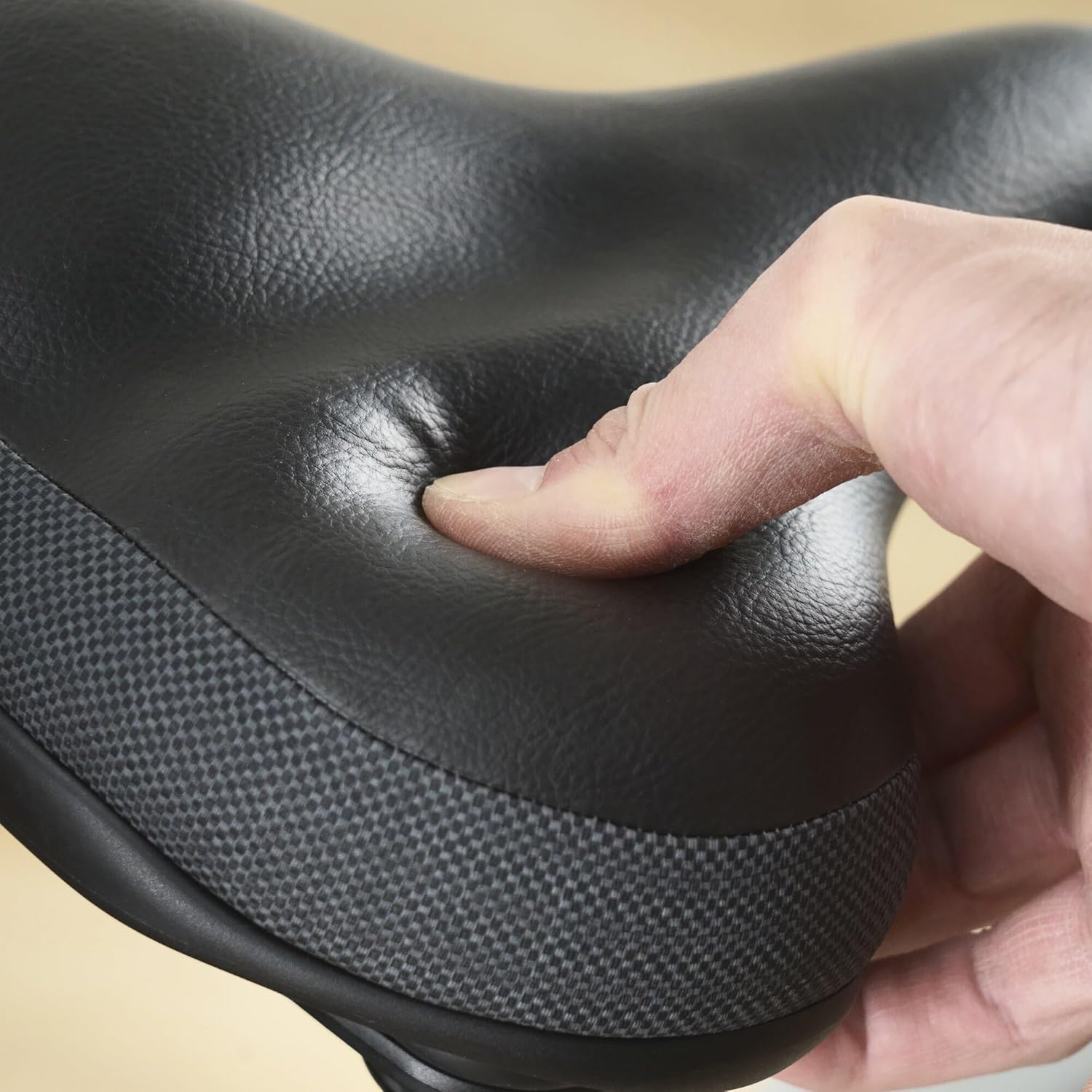 Venzo Cómodo asiento de sillín de bicicleta para MTB, carretera, ejercicio, trekking, plegable, híbrida y crucero – Asiento de sillín XC