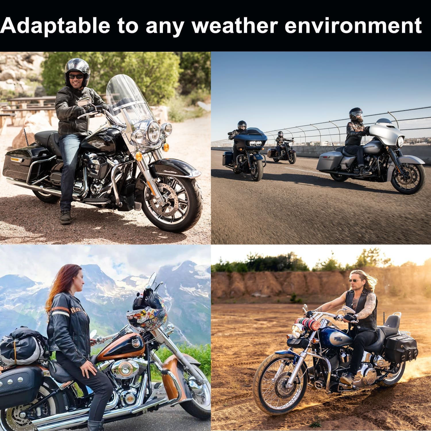 Antena rechoncha de 13 pulgadas para motocicletas Harley Davidson 1997-2023 Touring Electra Road Street Glide Trike Ultra Classic CVO, repuesto de