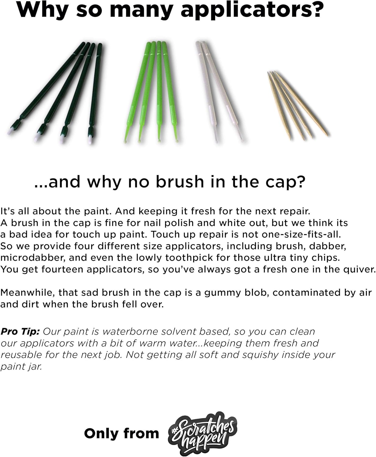 ScratchesHappen Kit de pintura de retoque Exact-Match compatible con Volvo Thunder Gray Metallic (728), botella, esencial