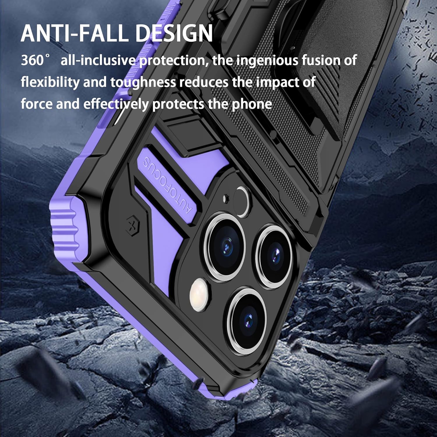 Funda para teléfono compatible con Xiaomi POCO X3X3 NFCX3 Pro con rotación de 360 para cinturón con clip, protección de grado militar, resistente a