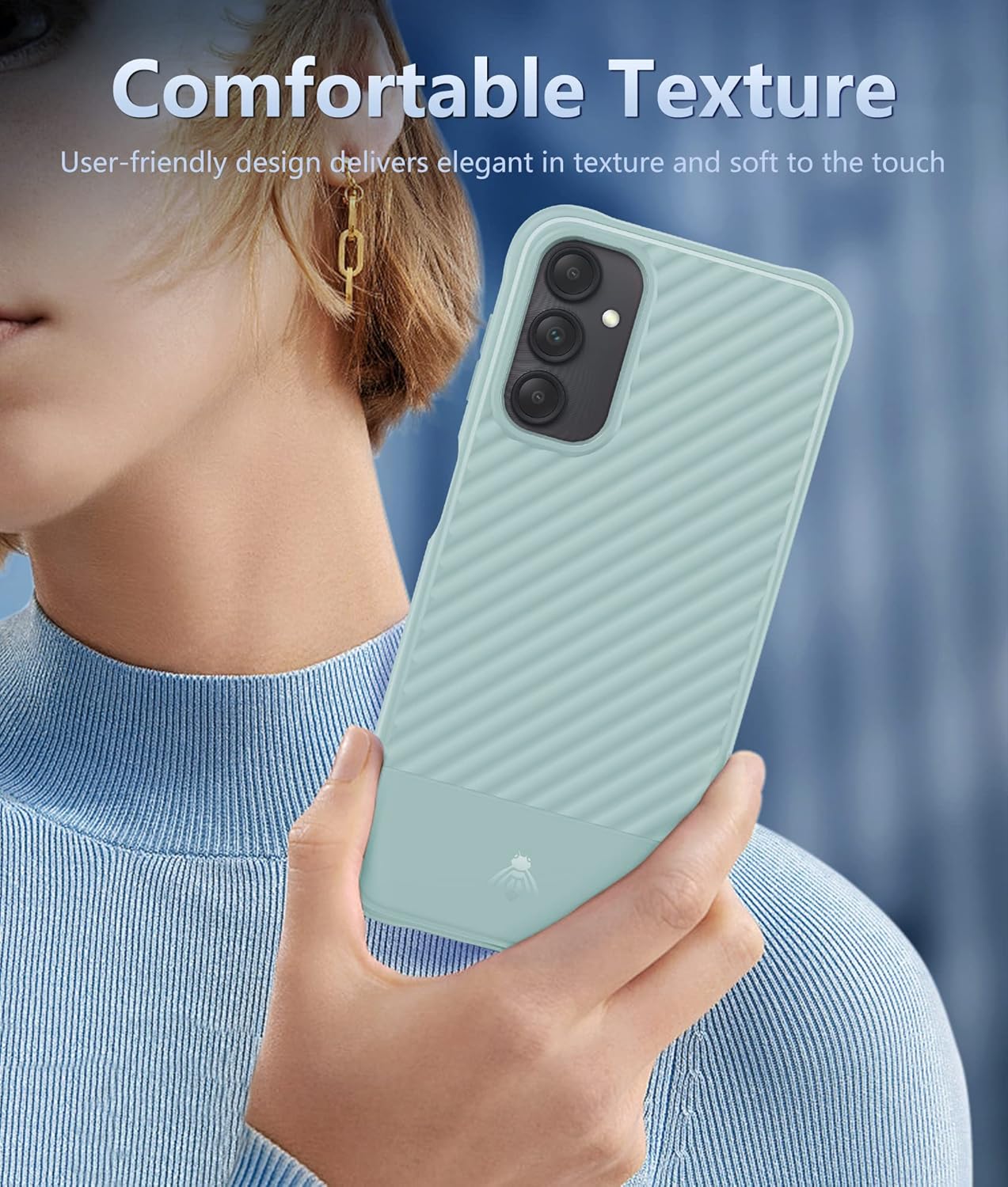 FNTCASE Funda protectora delgada para Samsung Galaxy A14-5G TPU suave delgada protectora Phonecase a prueba de golpes anticaída Protección de cuerpo