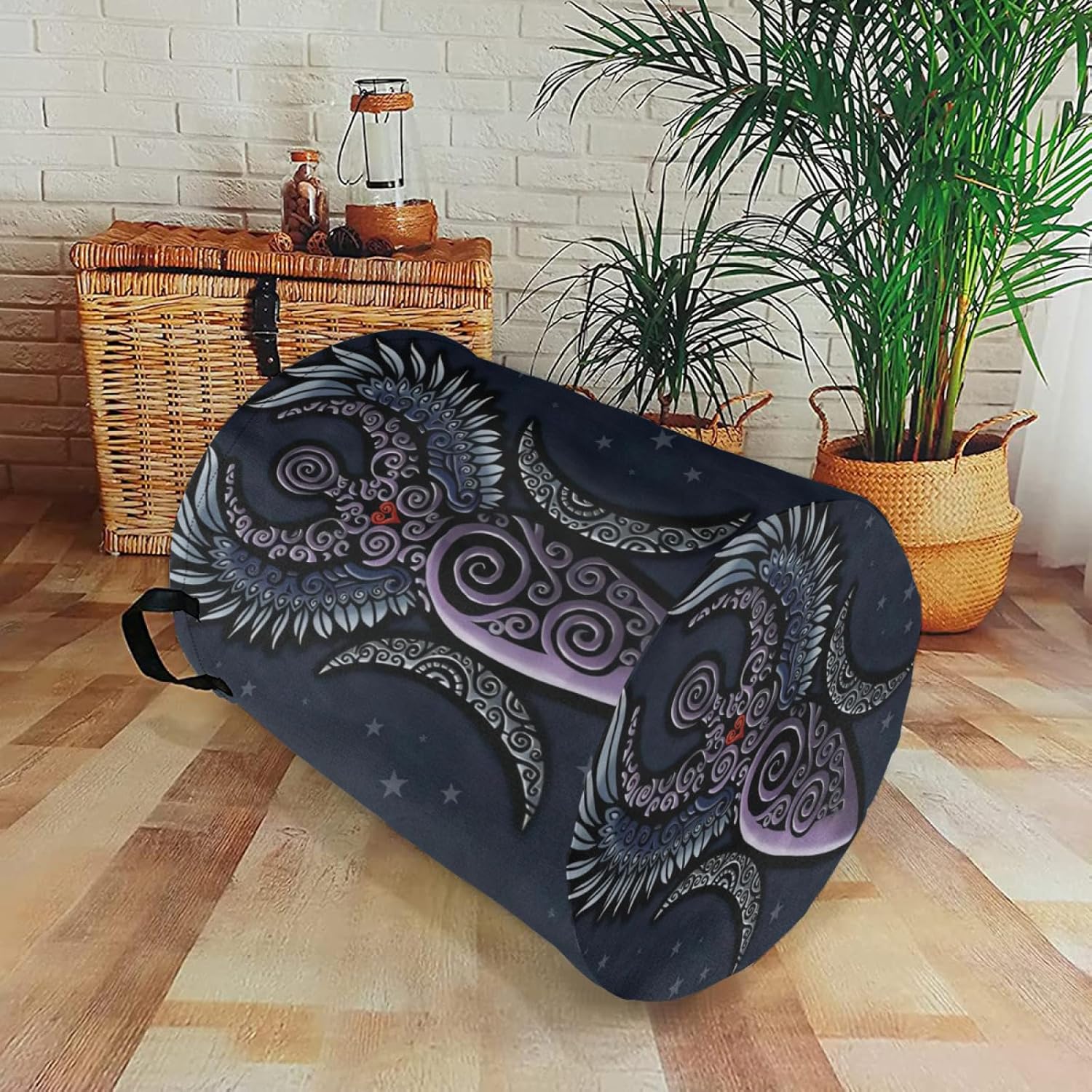 Cesta de lavandería Tree Life Spiral Goddess Wiccan – Cesta de almacenamiento plegable para baño, habitación, decoración del hogar