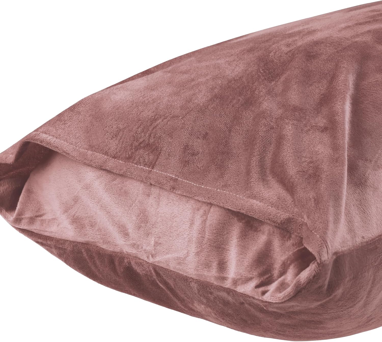 uxcell Juego de 2 fundas de almohada de terciopelo con cierre de sobre, suaves y duraderas, regalos para mujeres Queen (20 x 30 pulgadas), color