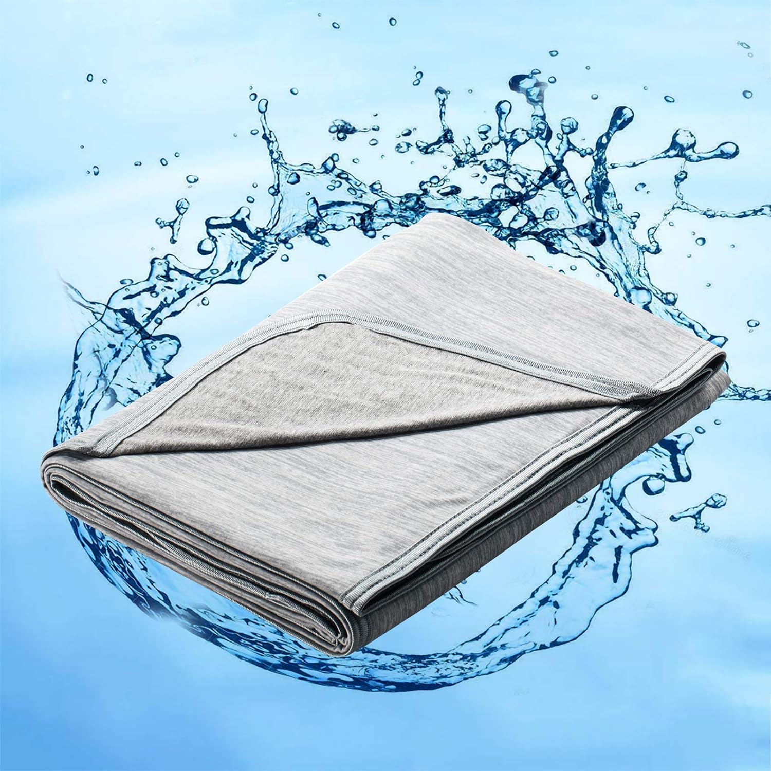 Marchpower Manta refrescante para niños que duermen con calor, manta de enfriamiento Arc-Chill con diseño de doble cara, fibra de enfriamiento