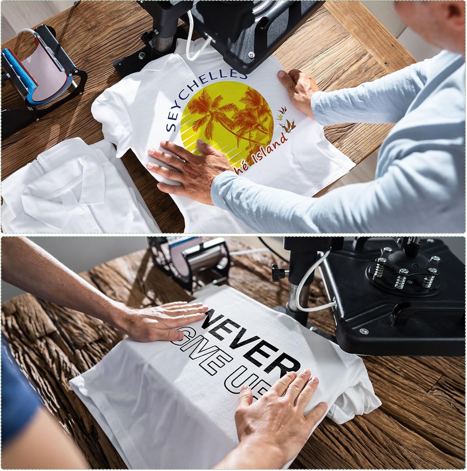 Rollos de vinilo de transferencia de calor de 12 x 10 pies, película de vinilo imprimible de poliuretano HTV para camisetas, bricolaje,
