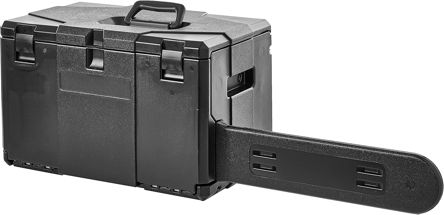 Genuine Parts 49MACASE953 – Funda de bloqueo para motosierra incluida, color negro