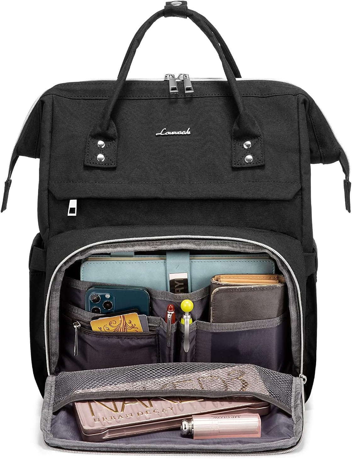 Mochila para laptop de 17 pulgadas para mujer, bolsa de trabajo de computadora (actualizada)