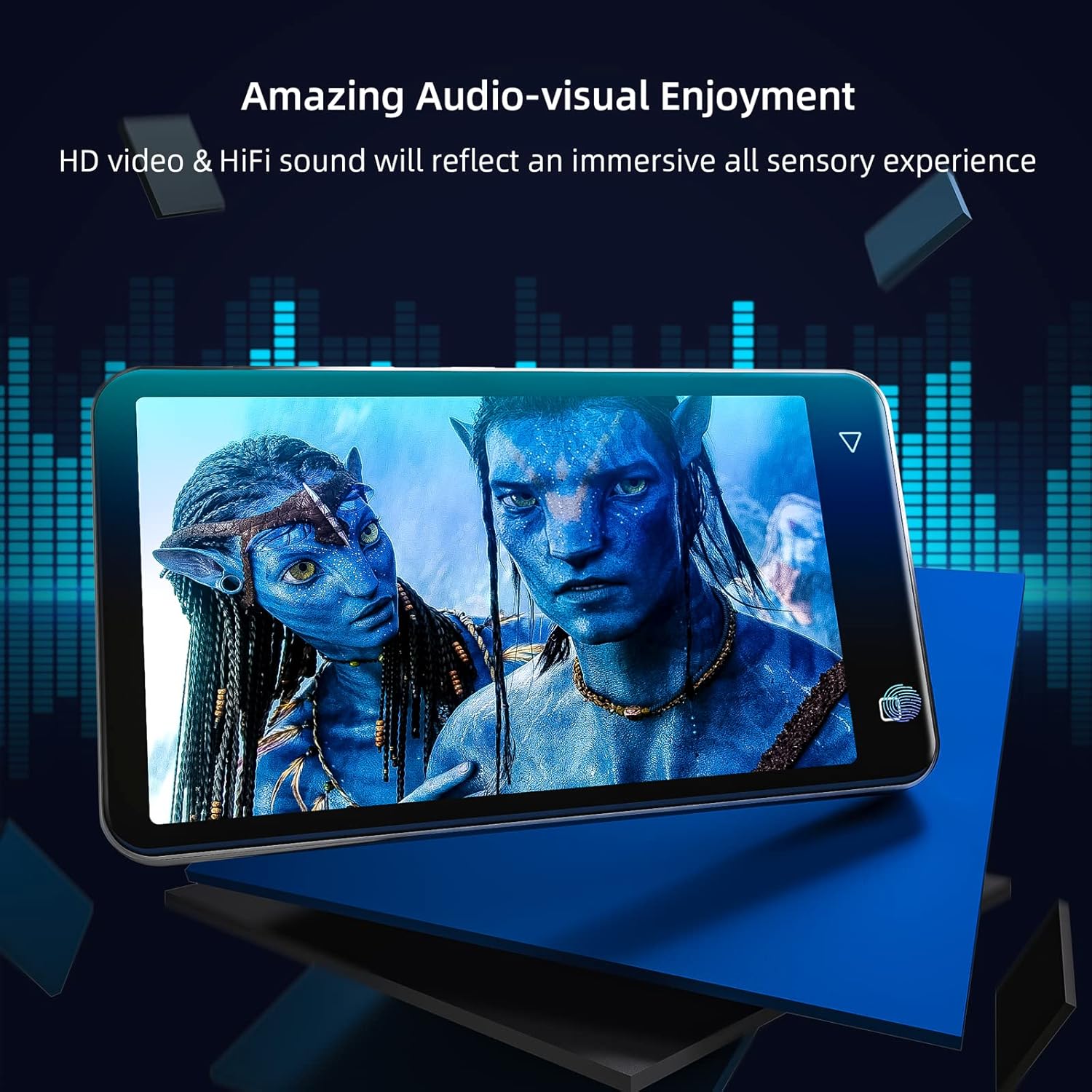 Reproductor de MP3 con Bluetooth y WiFi, reproductor de MP3 con Spotify, Spotify Kids, Audible, Pandora, Tienda Music, reproductor de música de 4