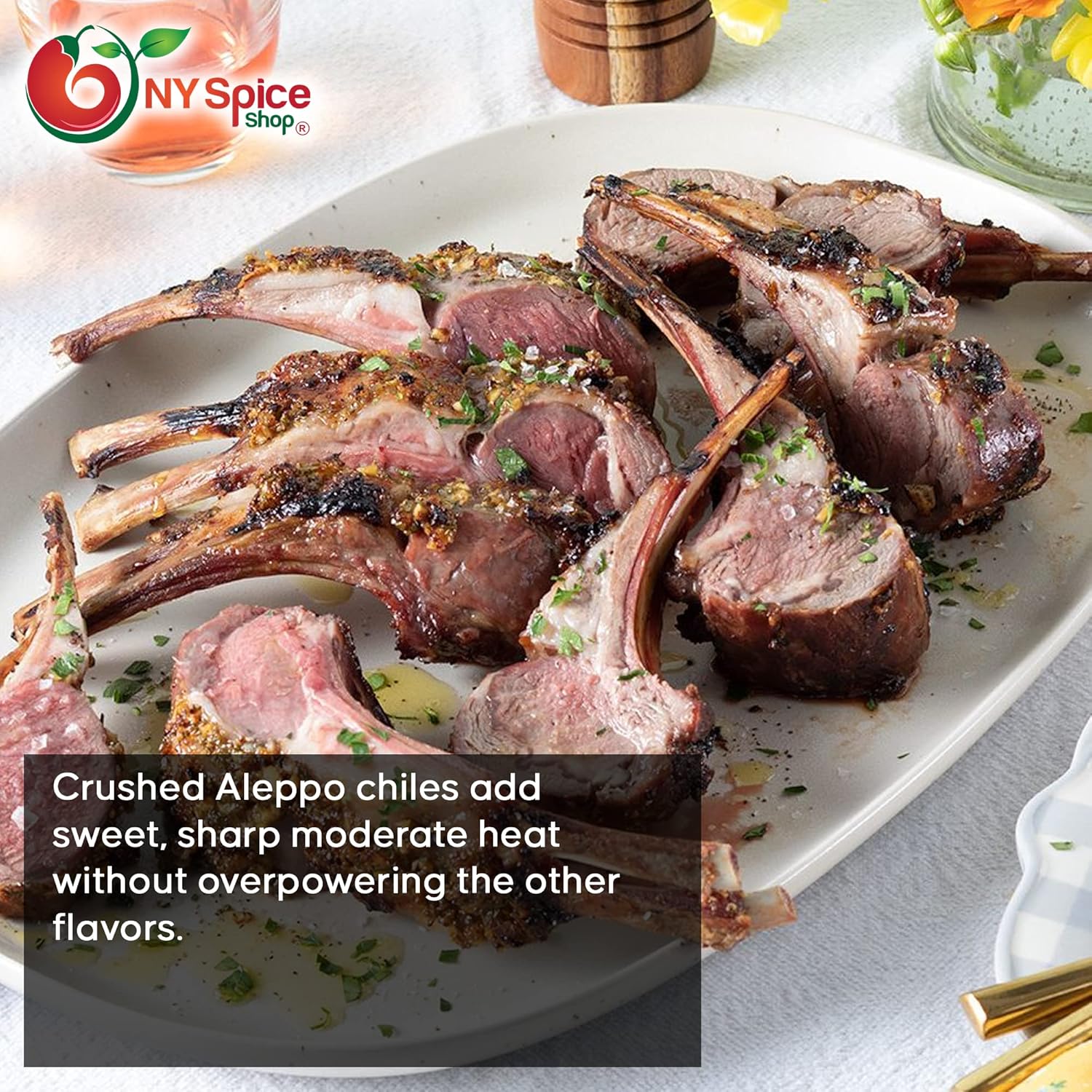 NY Spice Shop Mezcla de especias mediterráneas  4 onzas de condimento griego multiusos para carne, especias y frotar  Lo mejor para mariscos, pollo,