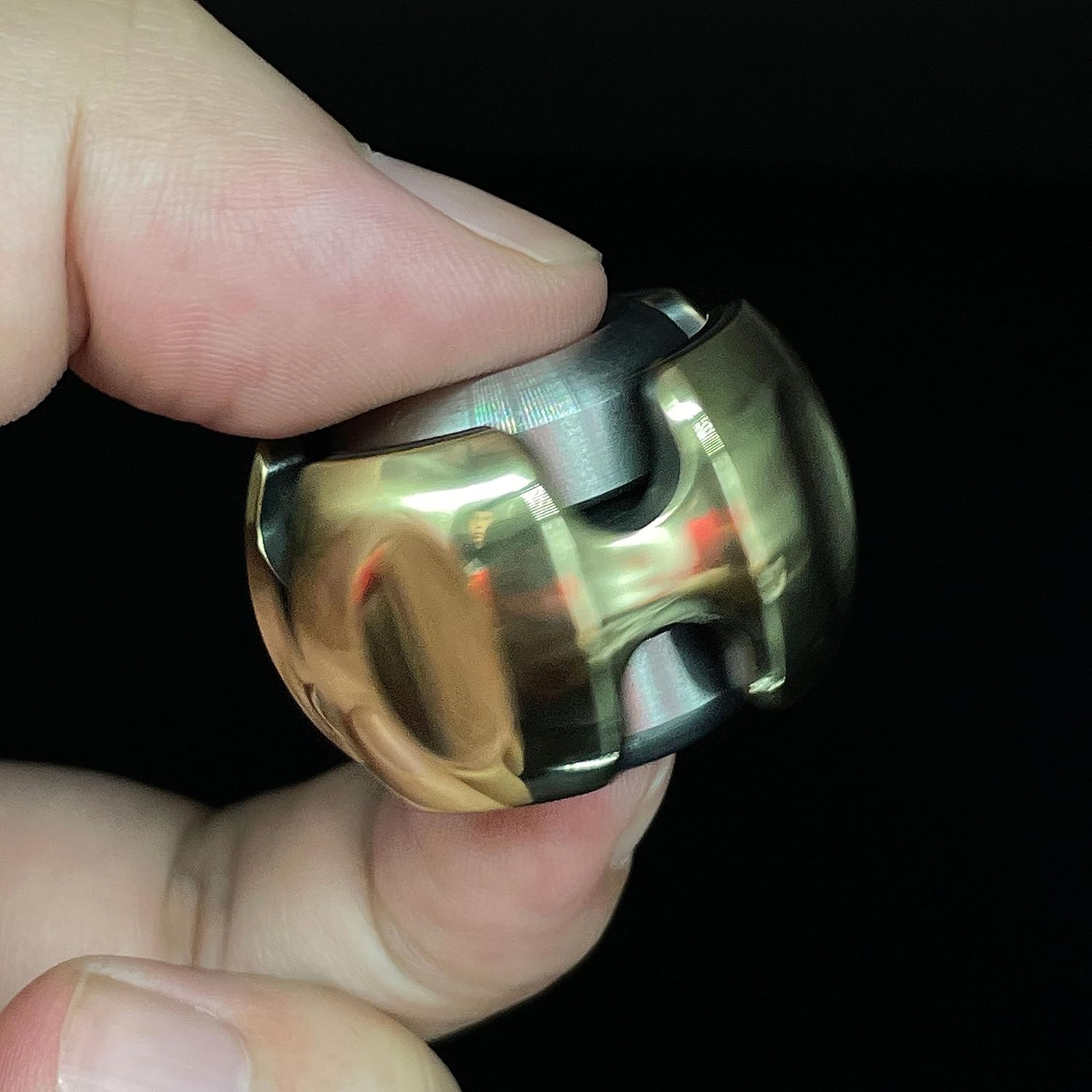Mecánico ojo latón Fidget Spinner R188 Rodamiento EDC Metal Hand Spinner ADHD Herramienta Focus Ansiedad Alivio del estrés Juguetes aburrimiento