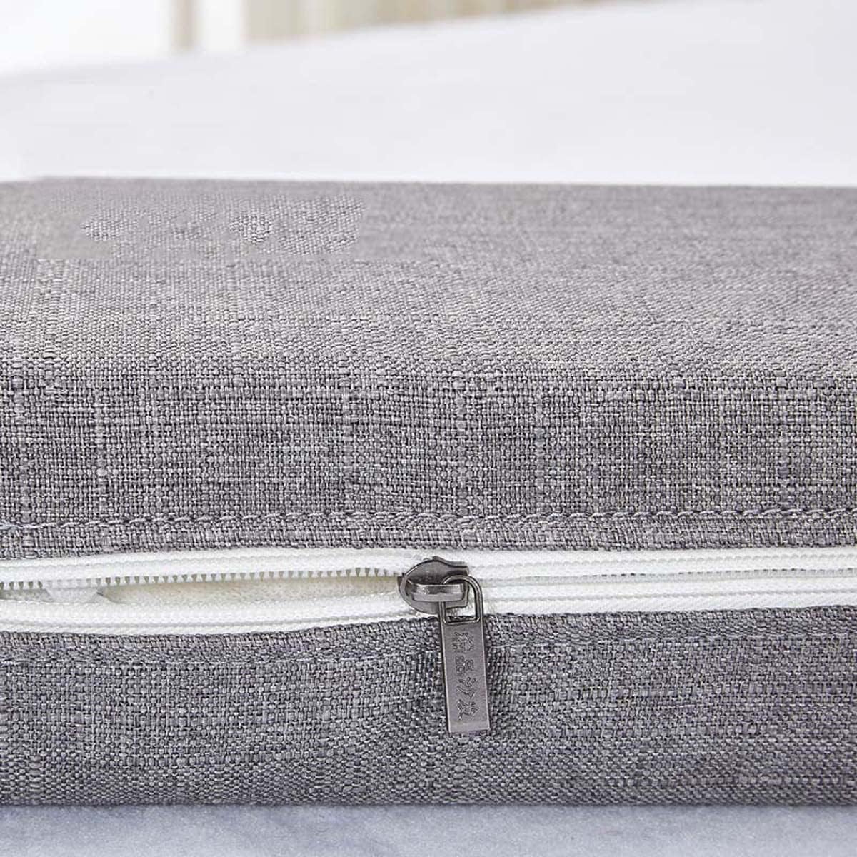 Almohada de cuña para cama de 47 x 3 x 2 pulgadas, puente de colchón rectangular para cabecero de cama, relleno de huecos, de espuma suave, extensor