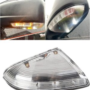 ECOTRIC Luz de señal de giro para espejo izquierdo compatible con Dodge Ram 1500 2009-2013 y 2010-2013 2500 LH del lado del conductor del lado del ECOTRIC Luz de señal de giro para espejo izquierdo compatible con Dodge Ram 1500 2009-2013 y 2010-2013 2500 LH del lado del conductor del lado del