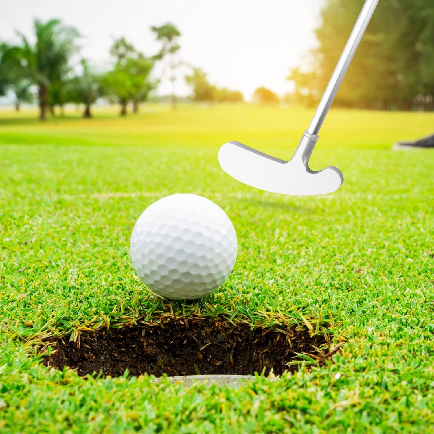 Putters de golf, accesorios de golf bidireccionales para hombres, mujeres y adultos, diestrozurdo, juego de miniclub de golf para niños,