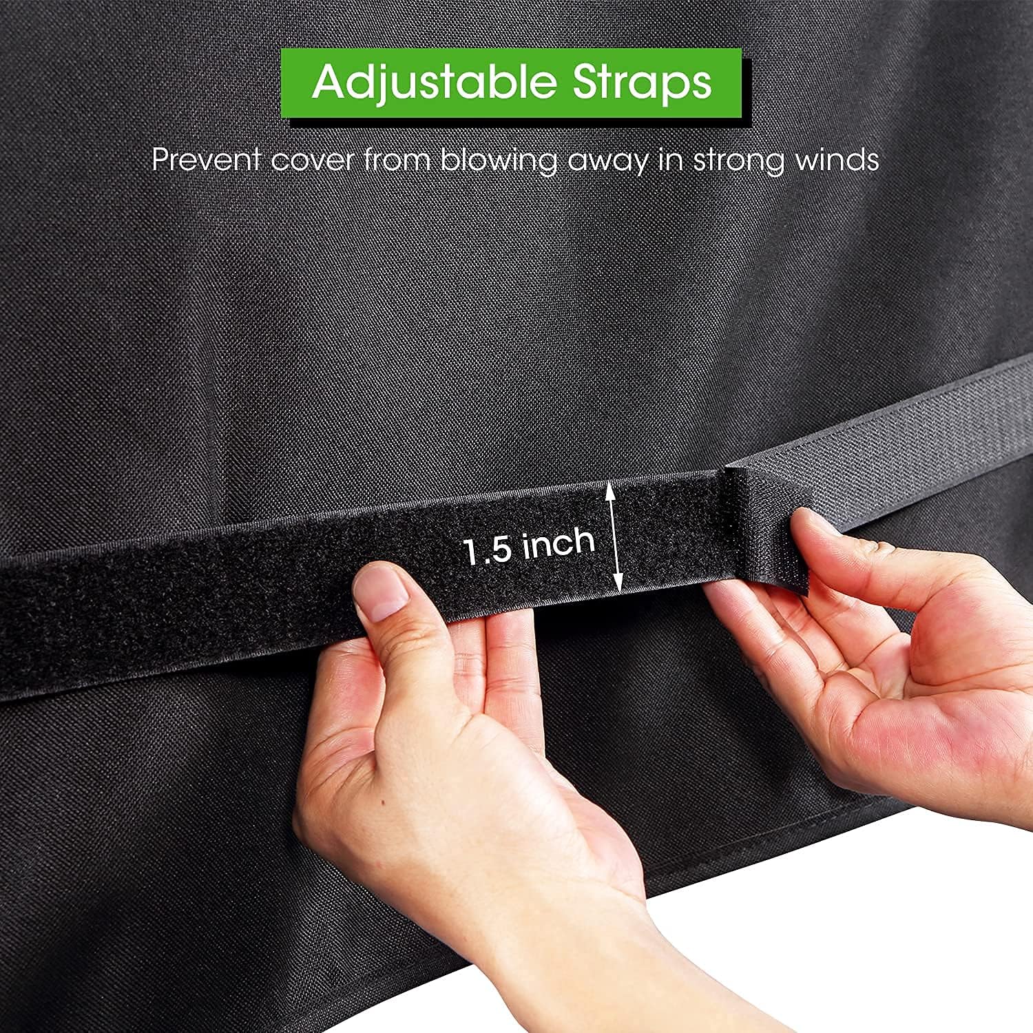 Funda para parrilla de 60 pulgadas, resistente e impermeable, resistente a la decoloración, protección para todo tipo de clima, para Weber, Char