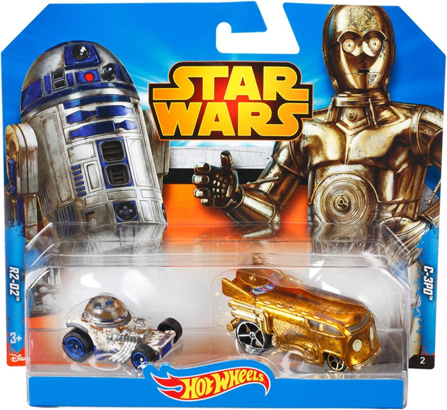 Hot Wheels Coche de personajes de Star Wars (paquete de 2) #2