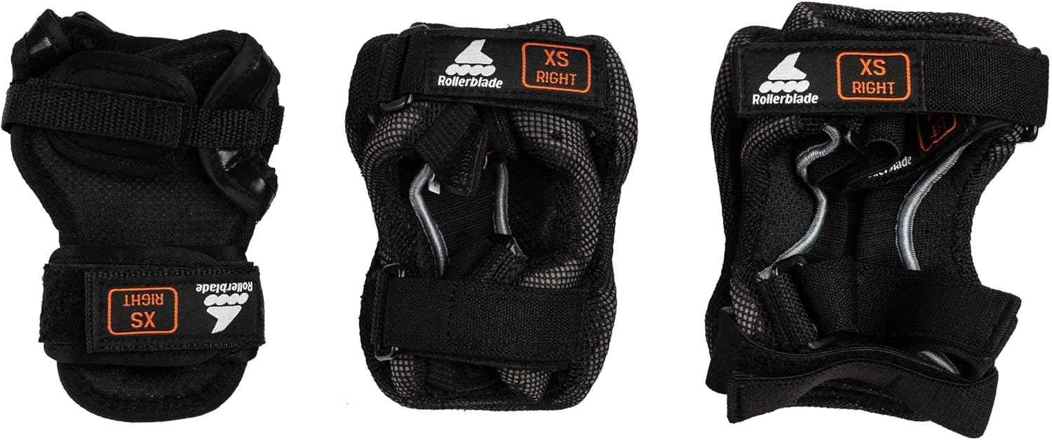 Rollerblade Skategear Junior – Paquete de 3 unidades de equipo de protección, rodilleras, coderas y muñequeras, protección multideportiva, juvenil,