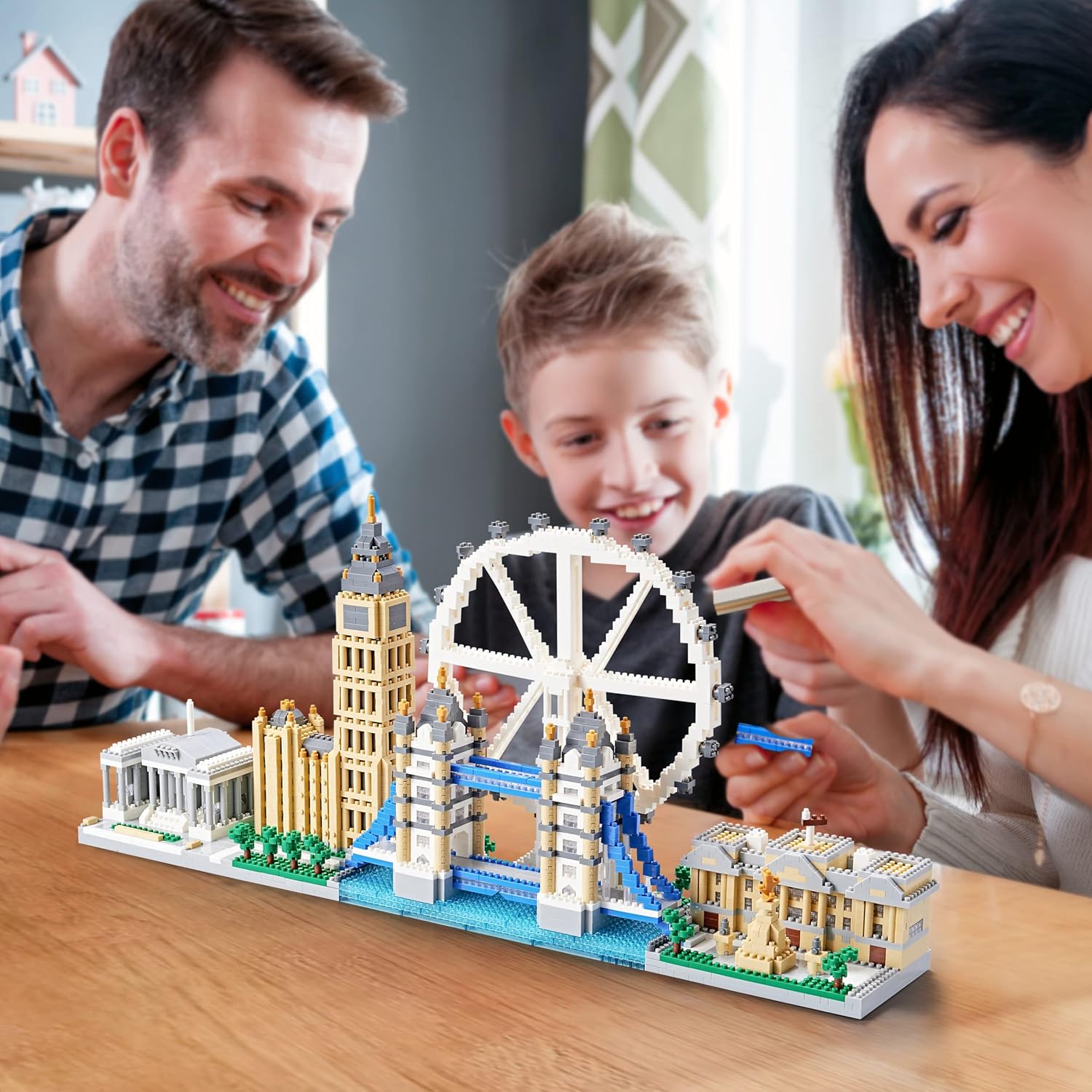 HGB Nincrane DAFDAG Micro Blocks London Skyline Big Architecture Collection Bloque de construcción para adultos, kit de modelo y regalo para niños y