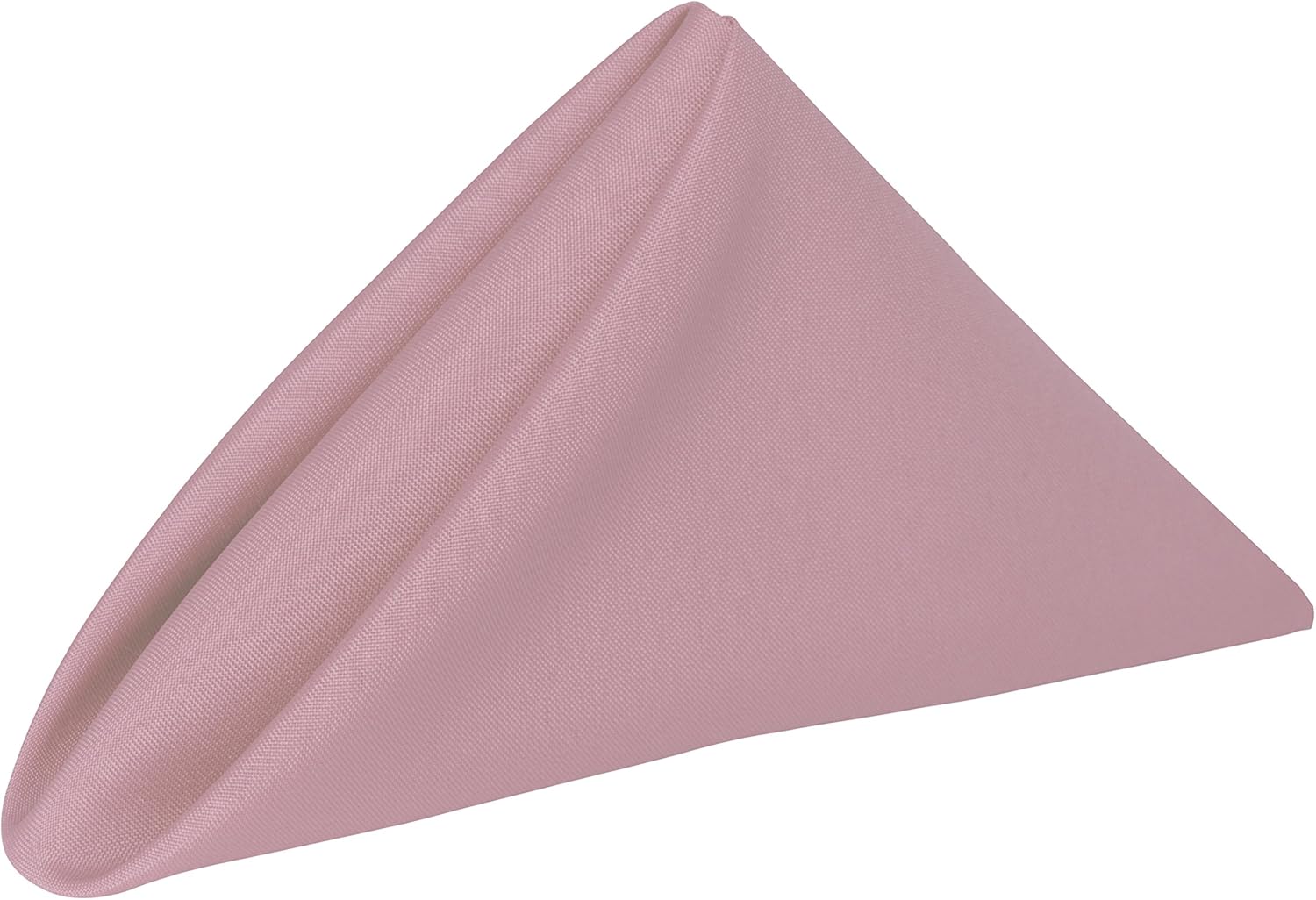Ultimate Textile -10 docenas- Servilletas de tela de poliéster de 17 x 17 pulgadas, rosa polvoriento