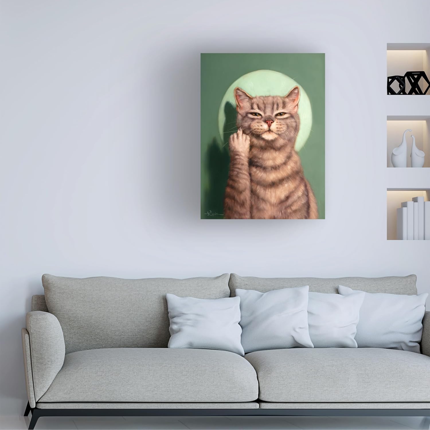 Trademark Fine Art Lienzo decorativo para pared, diseño de Lucia Heffernan “Good Morning To You” para sala de estar, dormitorio u oficina