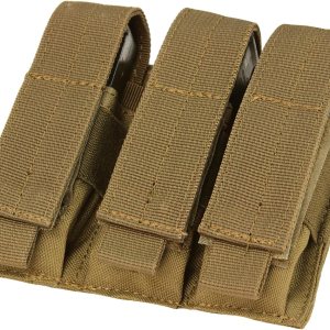 Condor MA52-498 Triple Pistol Mag Pouch (Coyote Brown) Condor MA52-498 Triple Pistol Mag Pouch (Coyote Brown)