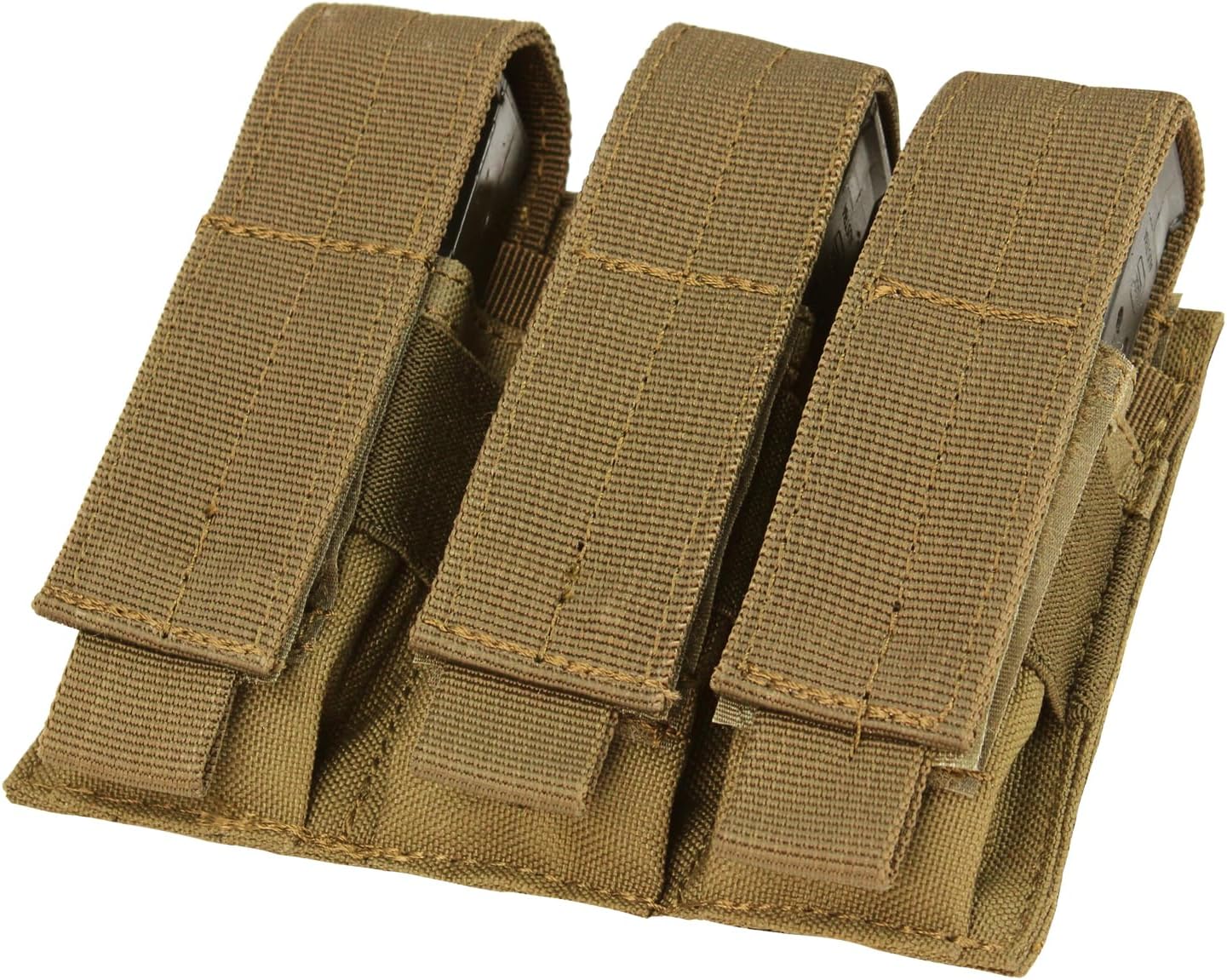 Condor MA52-498 Triple Pistol Mag Pouch (Coyote Brown)