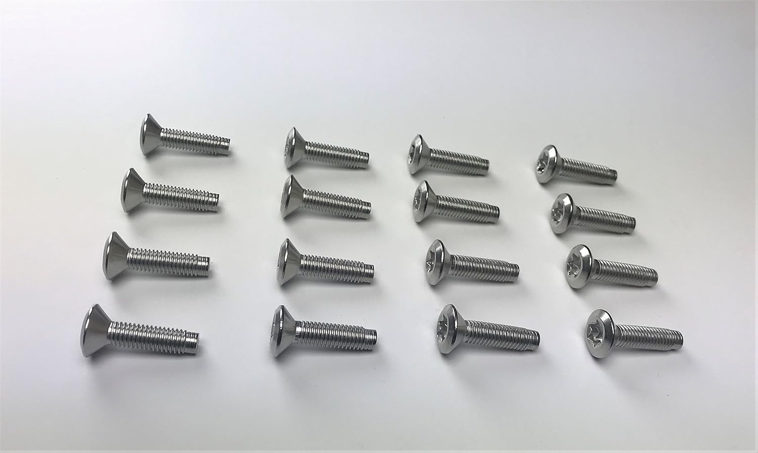 Tornillos Torx para puerta y capó de acero inoxidable de 16 unidades compatibles con modelos Jeep Wrangler JK 2007 a 2018