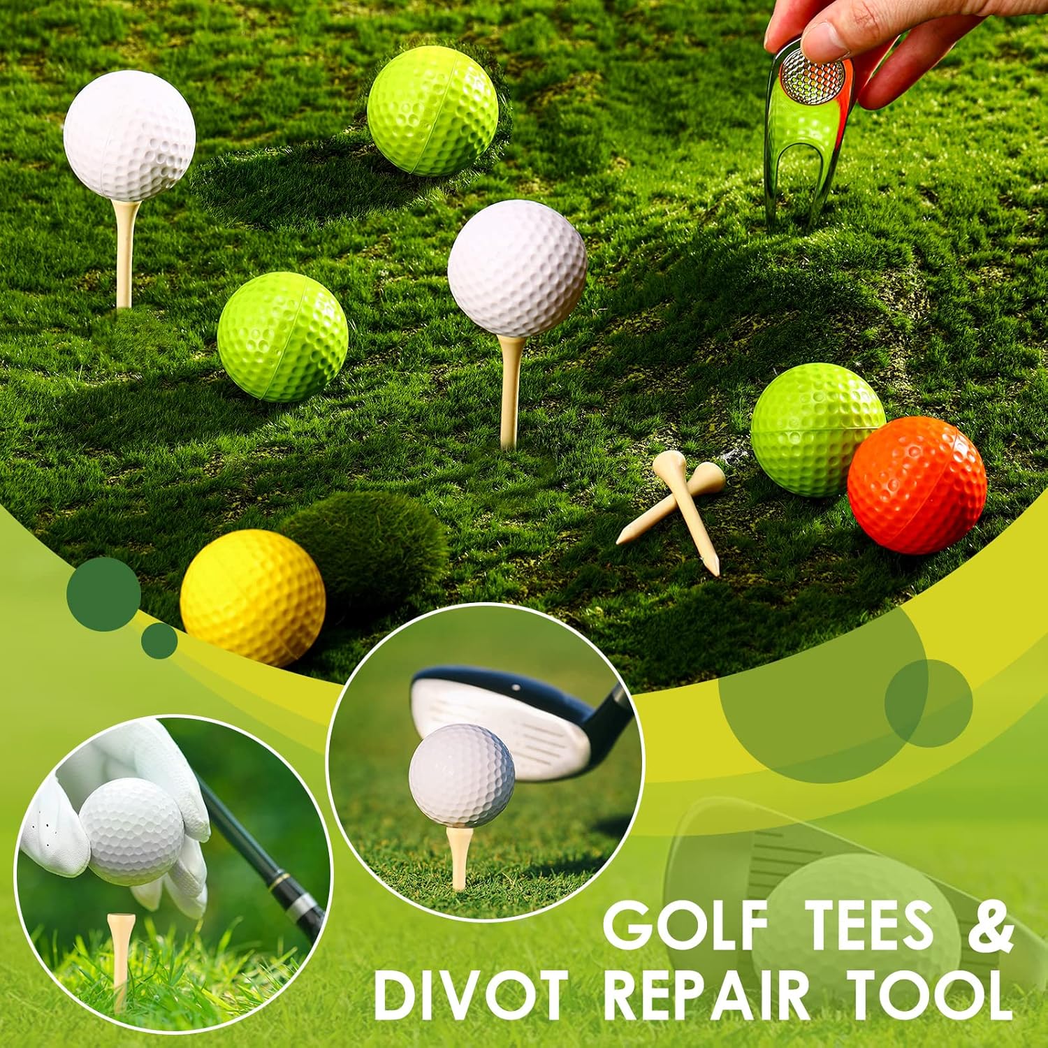 Set de regalo de botella de golf de acero inoxidable de 7 onzas con funda de cuero, accesorios de golf para hombres y mujeres, incluye frascos,