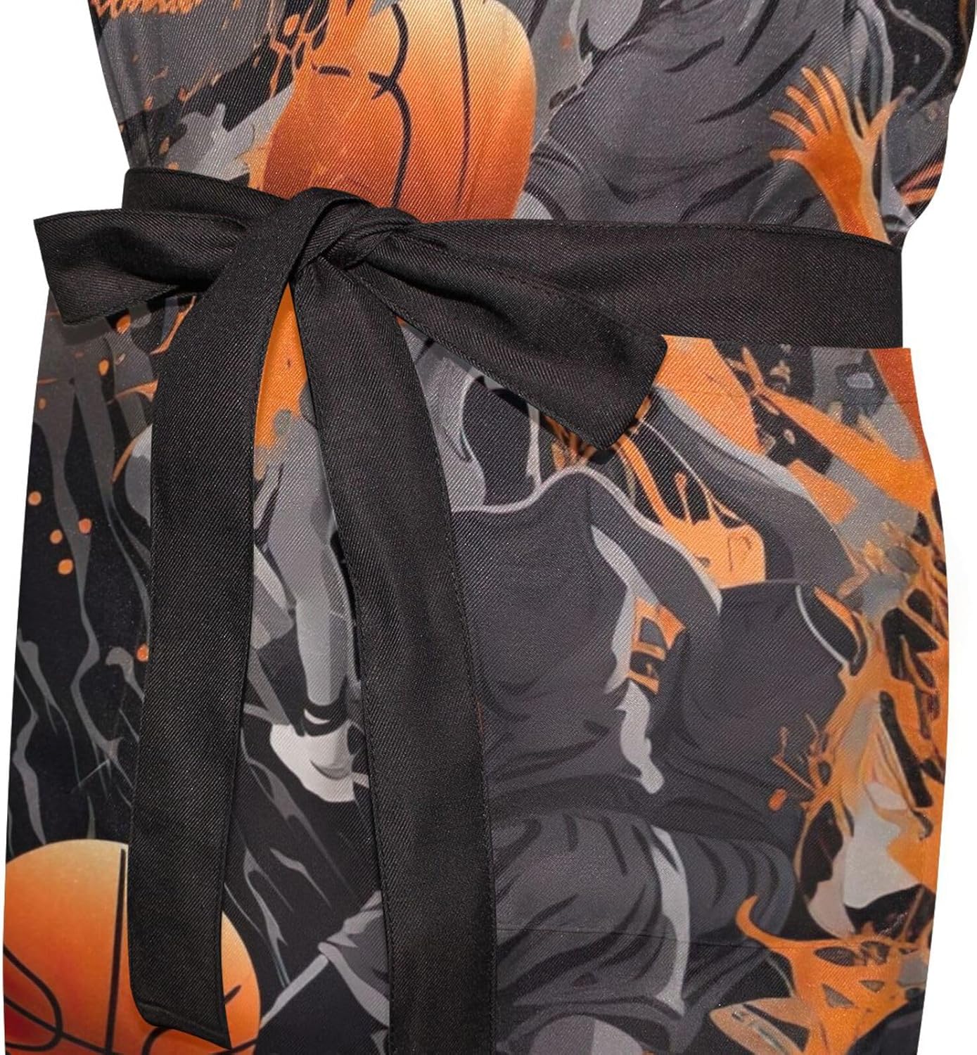 RPLIFE Delantales de baloncesto unisex, delantal de cocina resistente al agua, delantales de camarero con bolsillos, delantales de trabajo para mujer