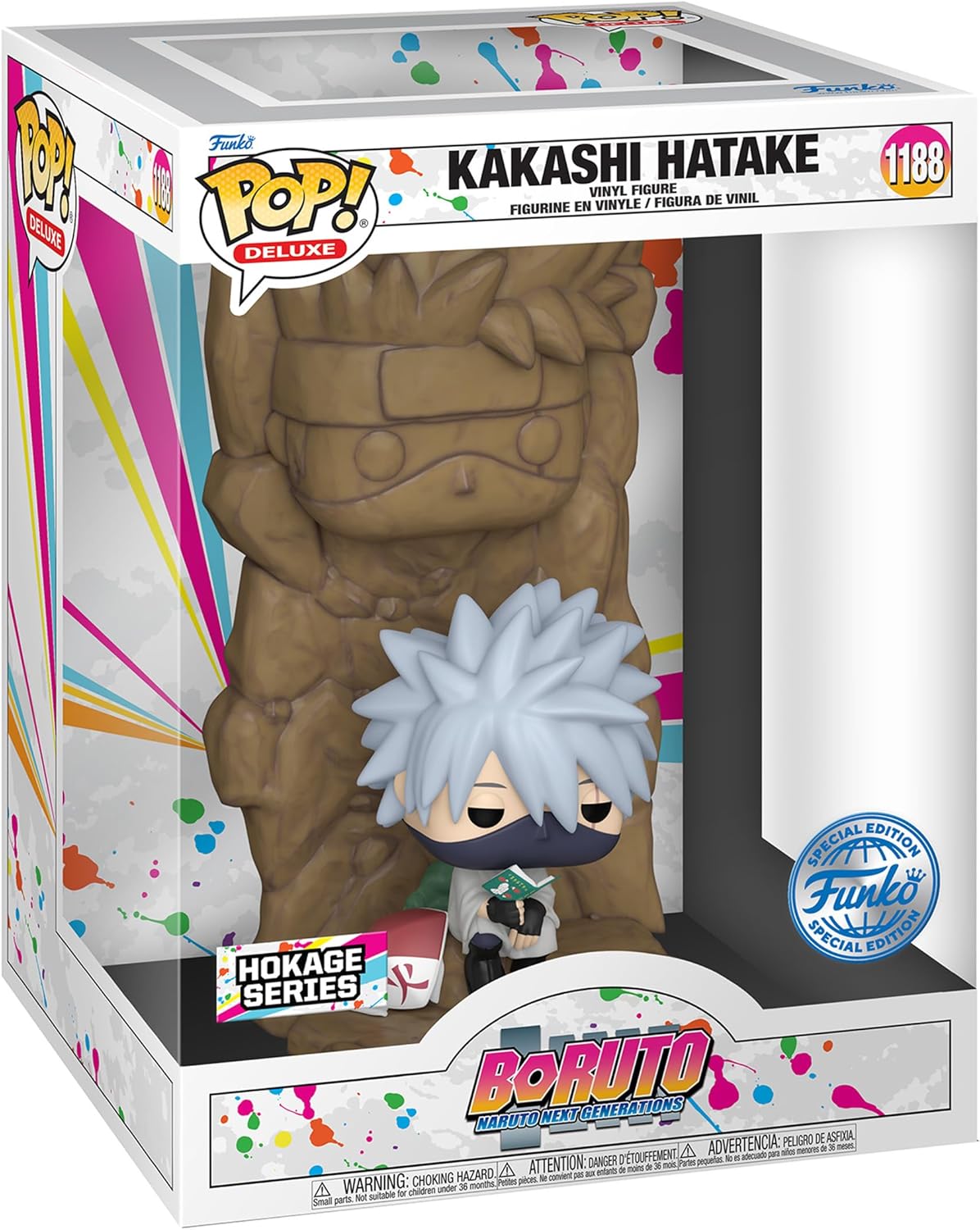 Funko Pop! Animación – Deluxe Boruto – Kakashi Hatake Hokage Series Edición Especial Multicolor Exclusivo #1188