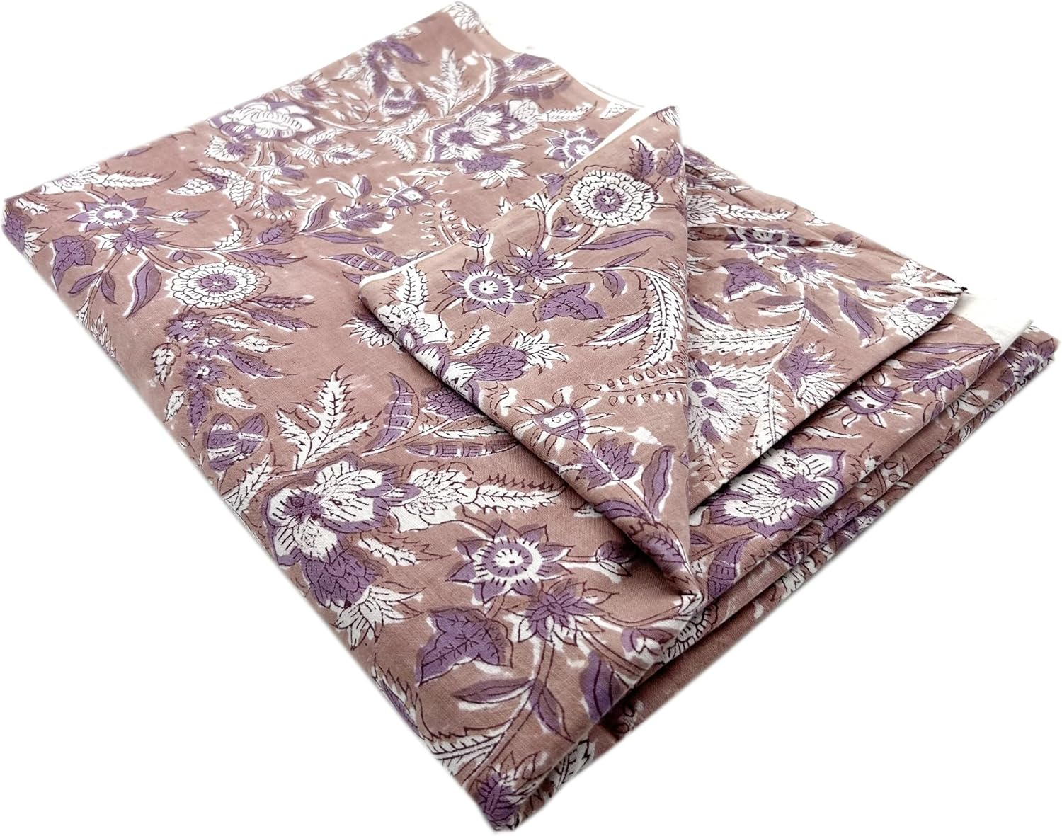 E-Tailor Blooming Beauty tela de algodón floral de The Yard para manualidades creativas, 3 yardas, floral, castor