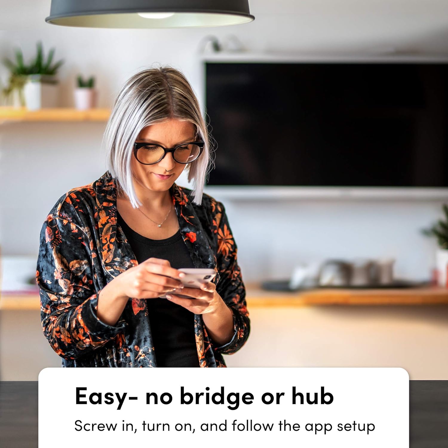LIFX color, A19 1100 lúmenes, bombilla LED inteligente Wi-Fi, miles de millones de colores y blancos, no requiere puente, funciona con Alexa, Hey