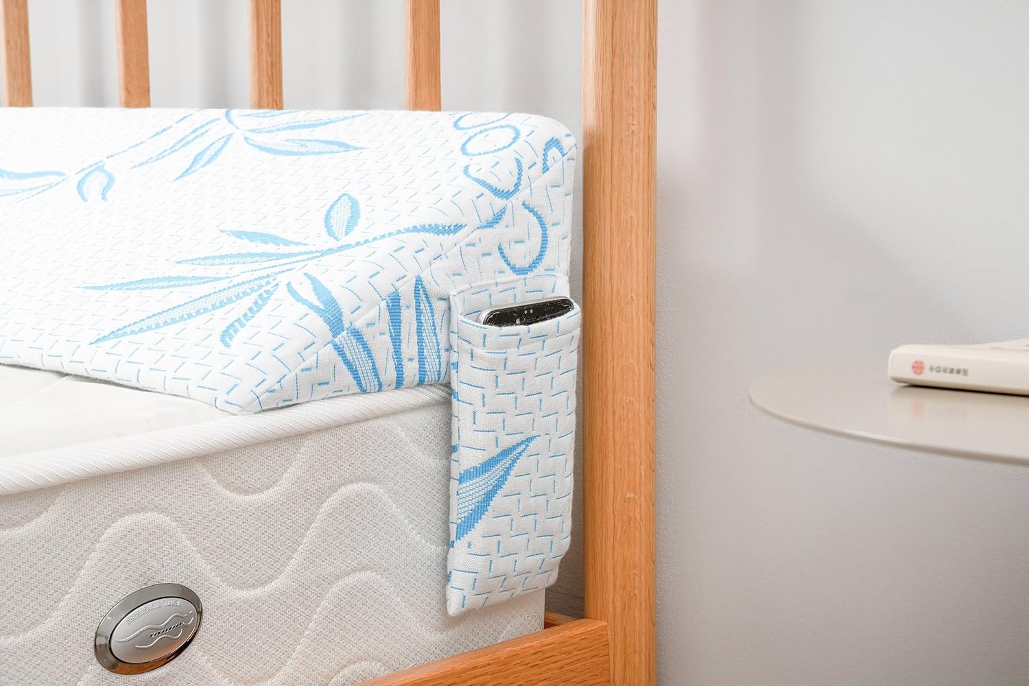 Almohada de cuña para cama, cuña de almohada para cabecero, relleno de espacio para cama para cerrar el espacio (0-6 pulgadas), entre cabecero y