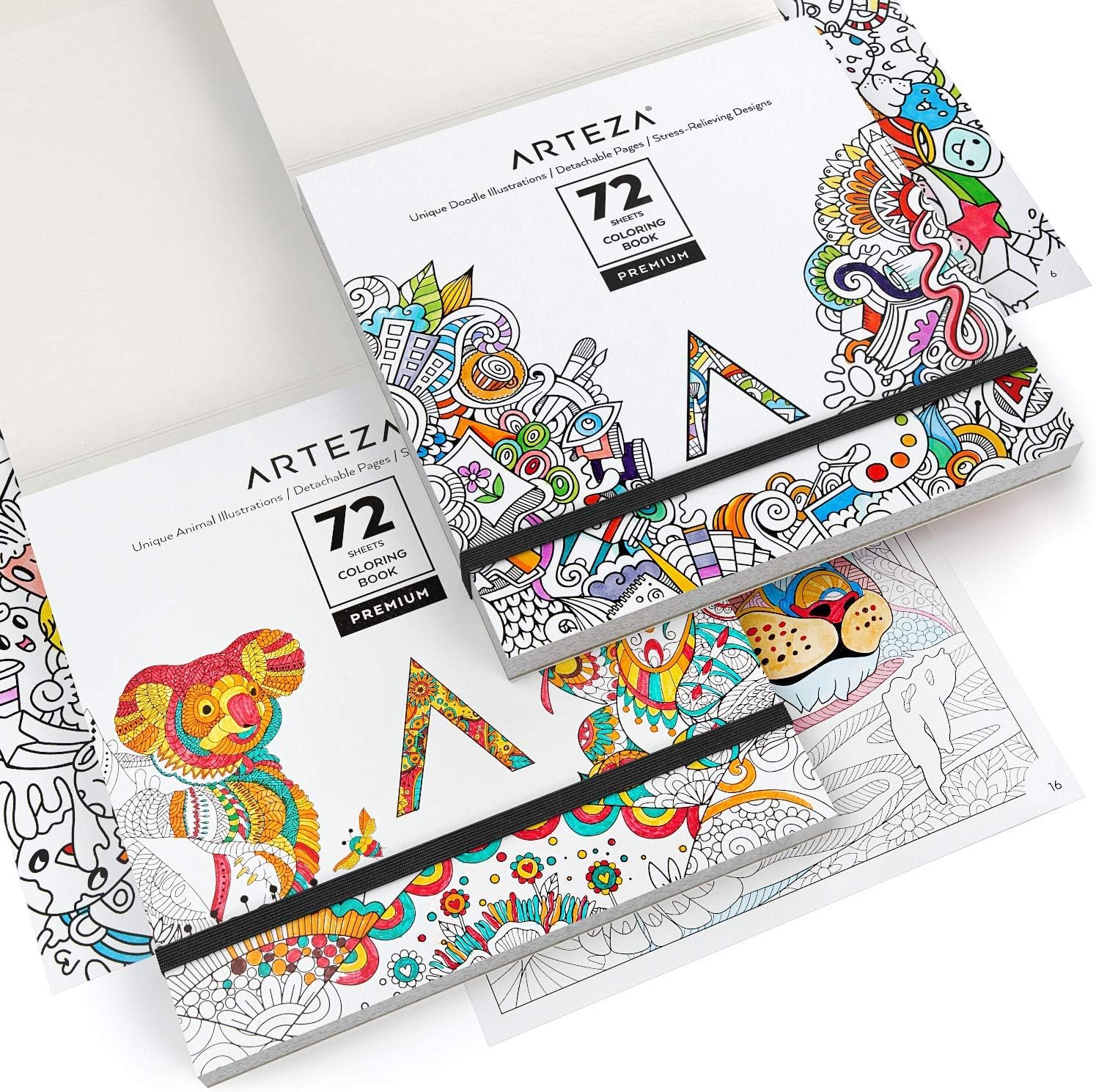 Libros para colorear Arteza para adultos