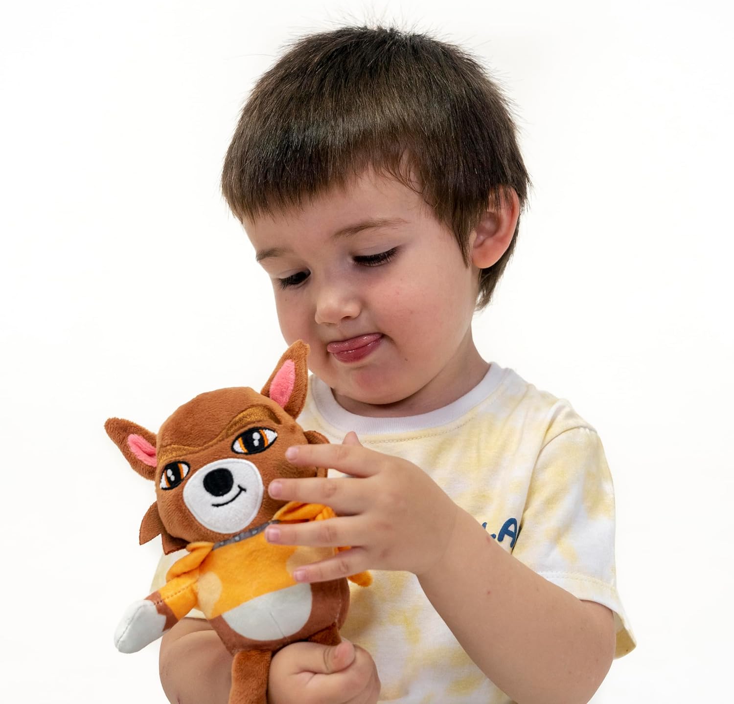 LA GRANJA DE ZENÓN Peluche musical de lobo beto con capucha de caballo