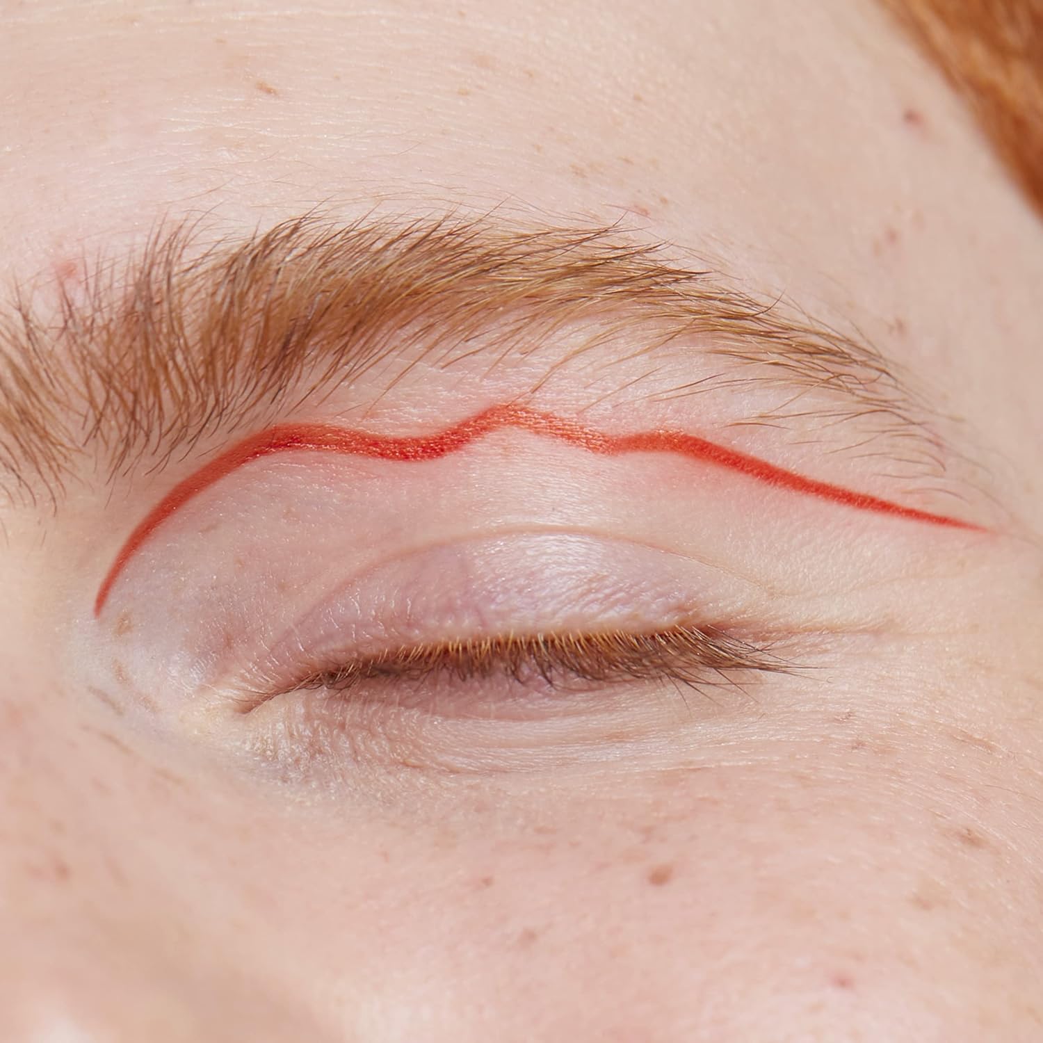 3INA The Color Pen Eyeliner 188 – Delineador líquido de larga duración de punta ultra fina naranja 14H – Colores vibrantes, mate, a prueba de