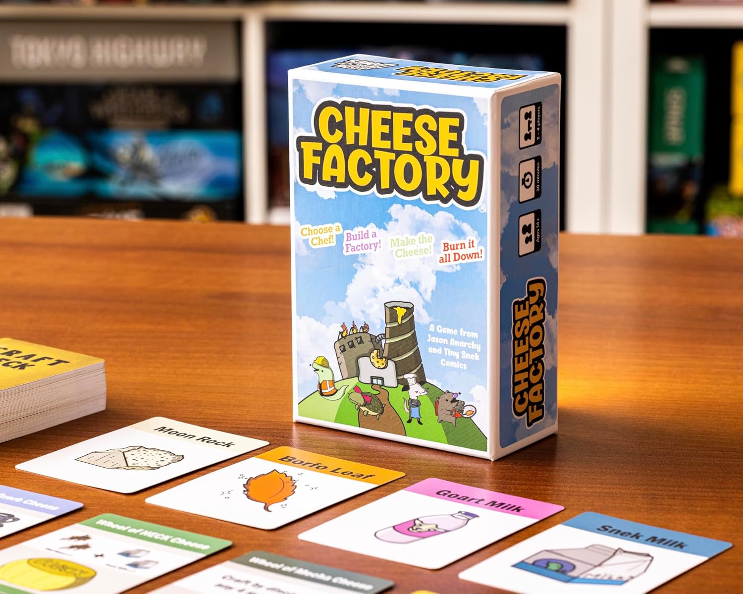 Juego de cartas Cheese Factory